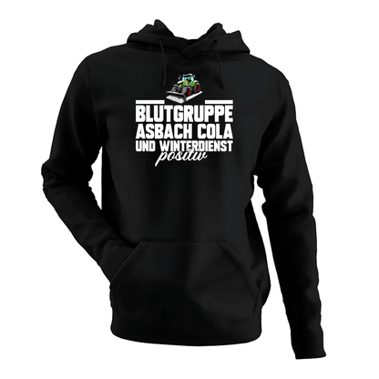Asbach Cola und Winterdienst Positiv | Premium Hoodie
