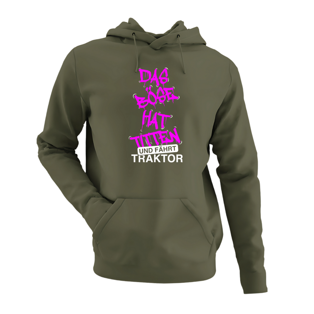 Das Böse hat Titten und fährt Traktor | Classic Hoodie