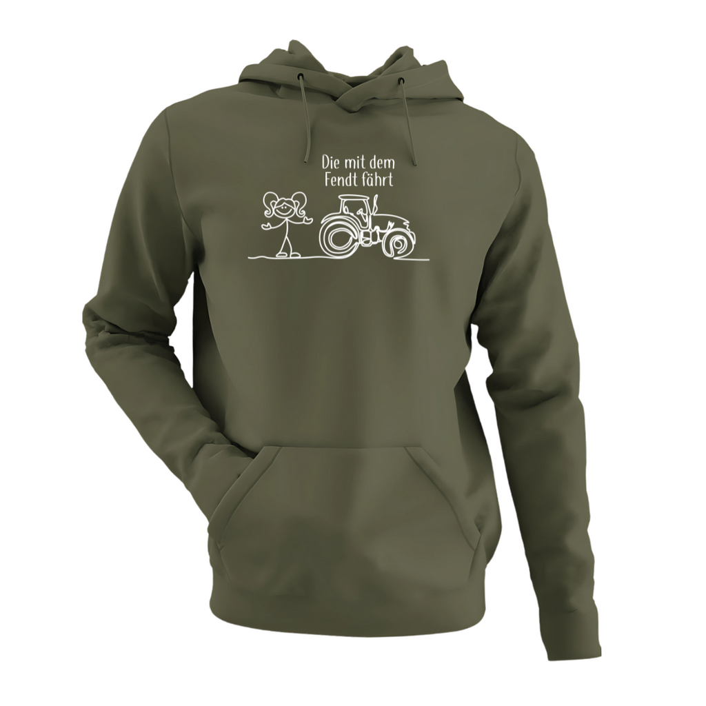 Die mit dem Fendt fährt | Classic Hoodie