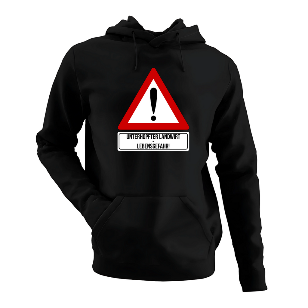 Lebensgefahr! Unterhopfter Landwirt | Classic Hoodie