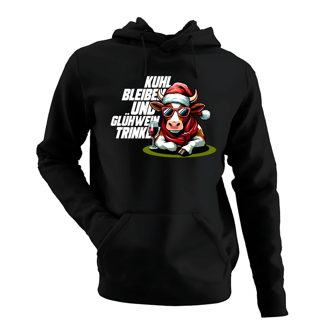 Kuhl bleiben und Glühwein trinken | Premium Hoodie