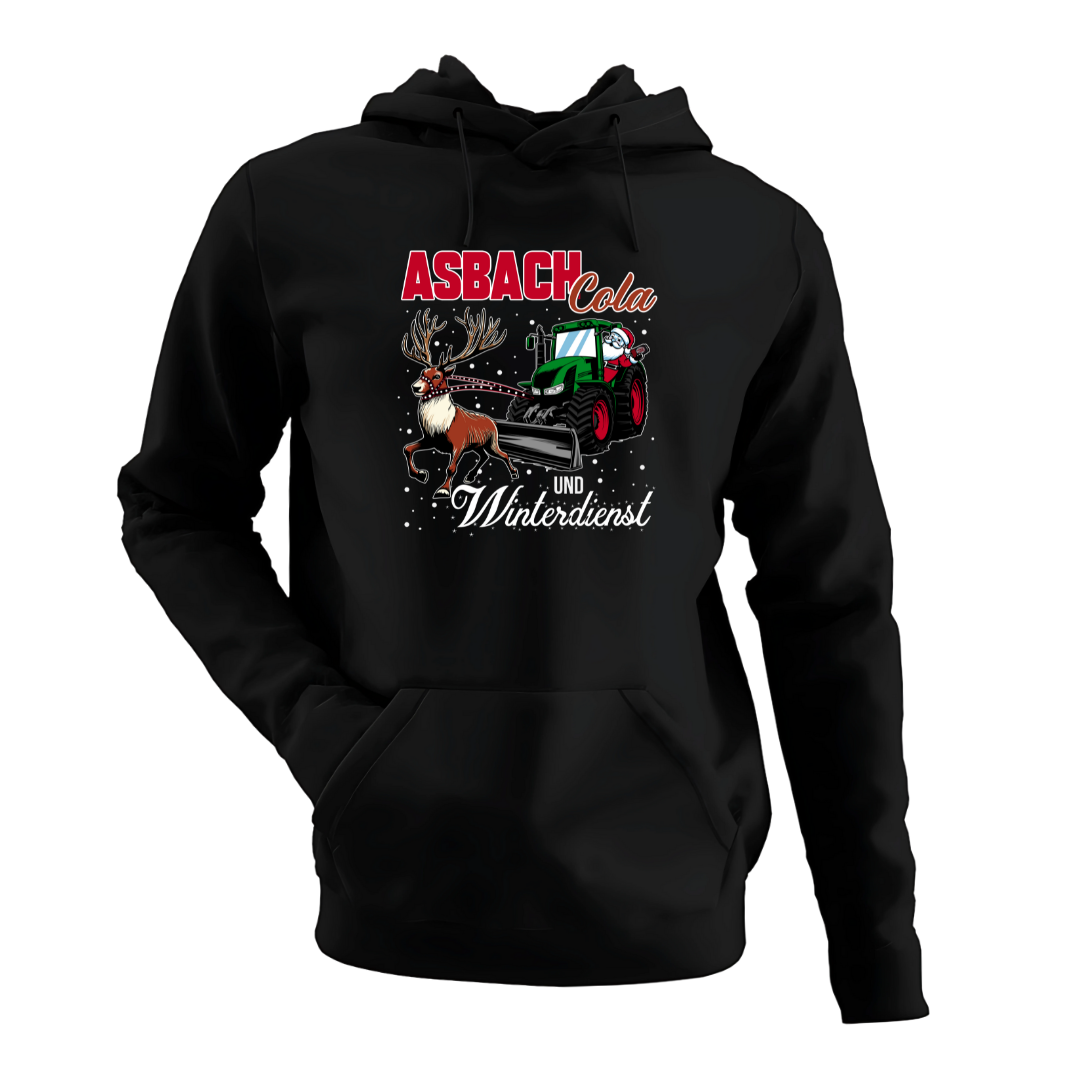 Asbach Cola und Winterdienst Premium - Hoodie