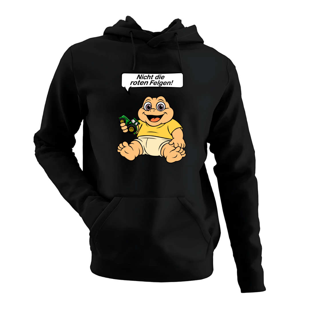 Nicht die Roten Felgen Dinobaby Johnny Edition | Premium Hoodie