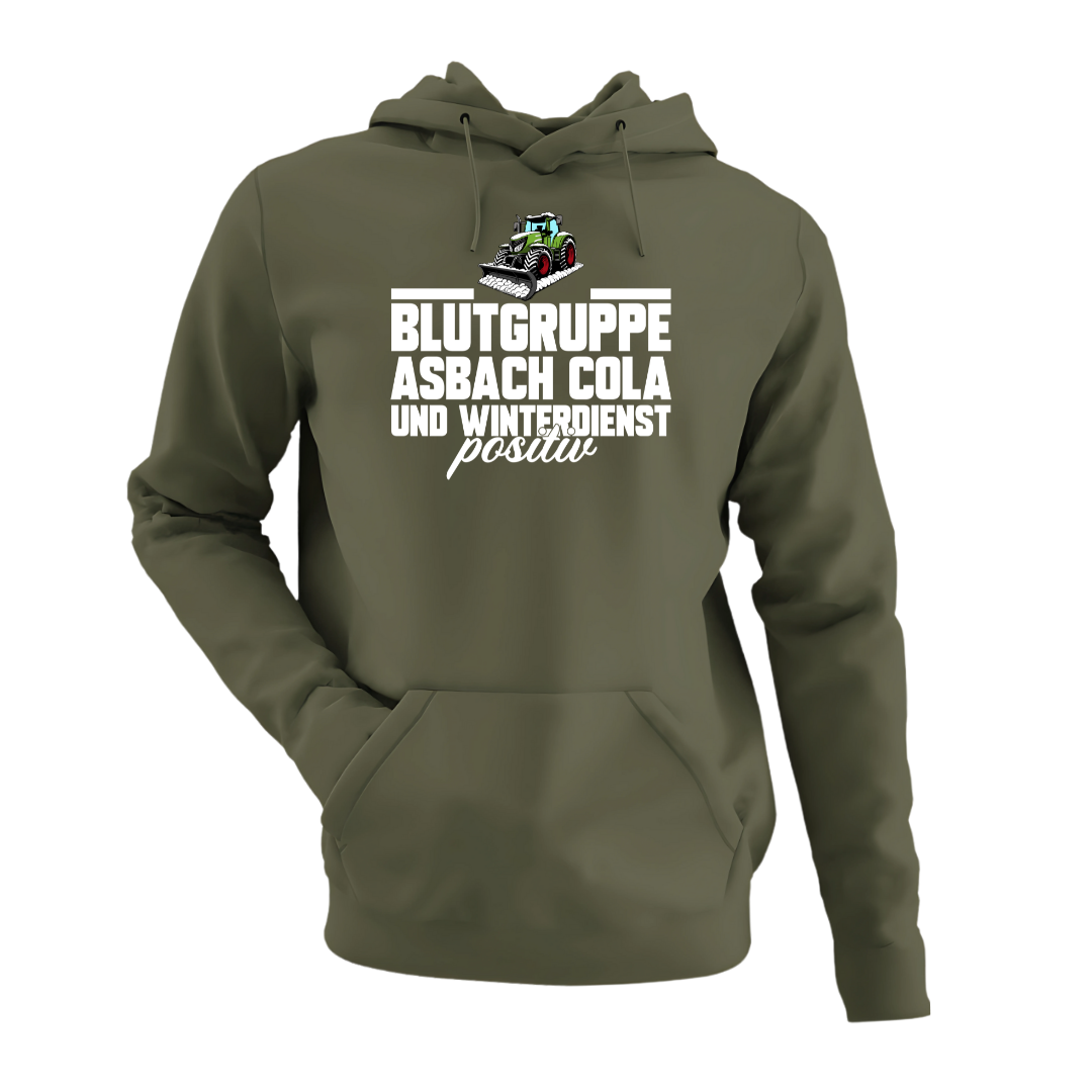 Asbach Cola und Winterdienst Positiv | Premium Hoodie