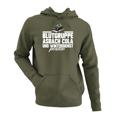 Asbach Cola und Winterdienst Positiv | Premium Hoodie