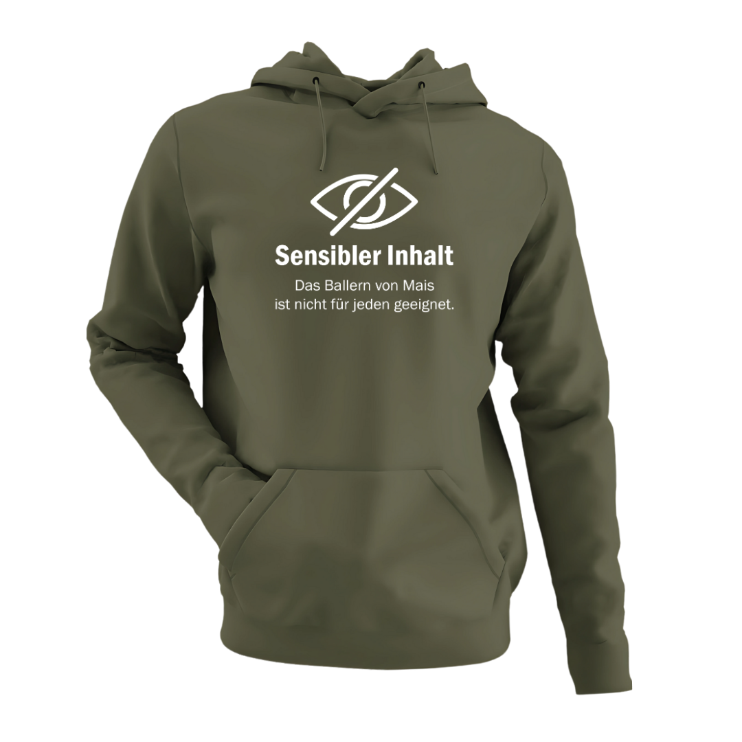 *NEU* "Sensibler Inhalt" Mais ballern Premium - Hoodie