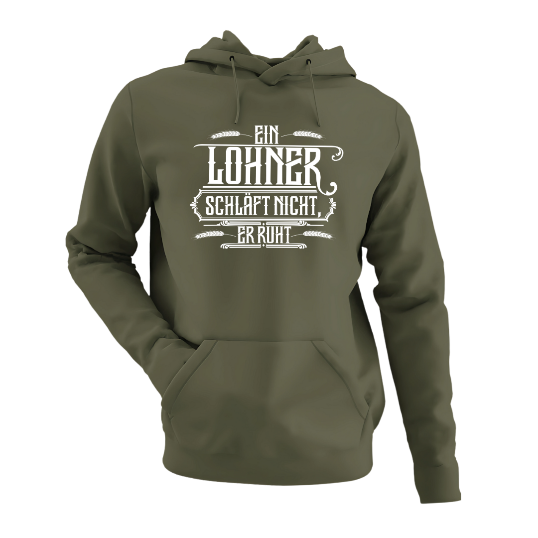 *NEU* Ein Lohner schläft nicht, Er ruht Premium - Hoodie