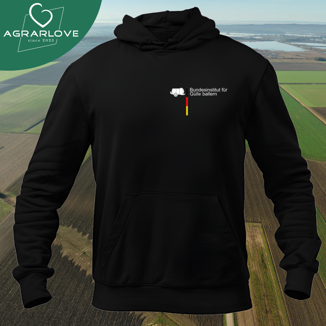 Bundesinstitut Gülle ballern Brustdruck | Premium Hoodie