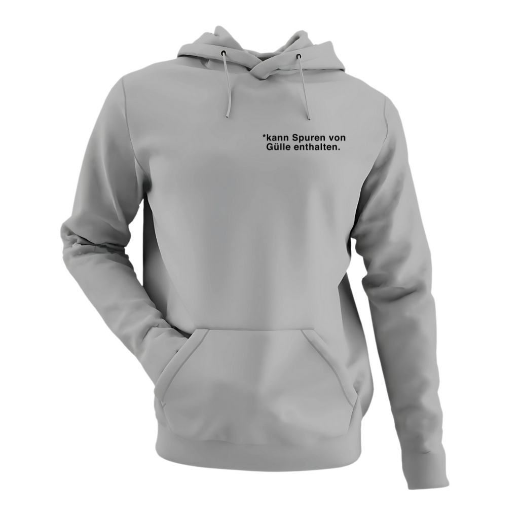Kann Spuren von Gülle enthalten Brustdruck | Premium Hoodie