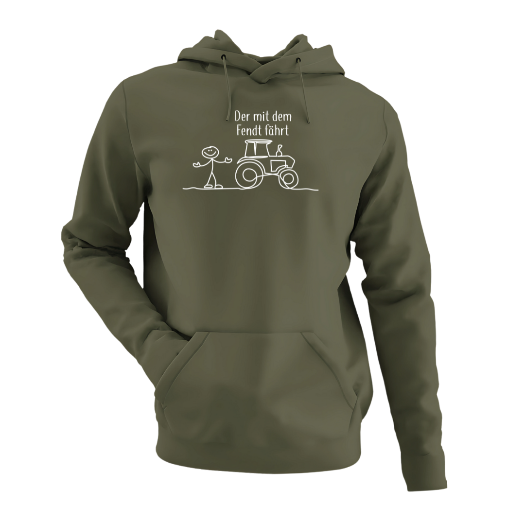 *NEU* Der mit dem Fendt fährt Premium - Hoodie