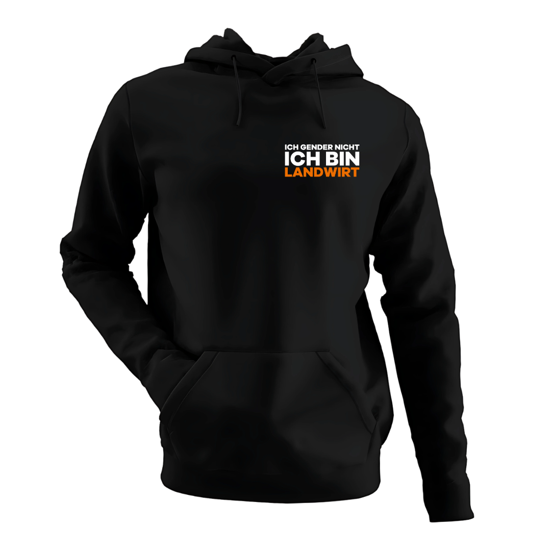 Ich Gender nicht Ich bin Landwirt Brustdruck | Classic Hoodie