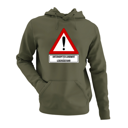 *NEU* Lebensgefahr! Unterhopfter Landwirt Premium - Hoodie