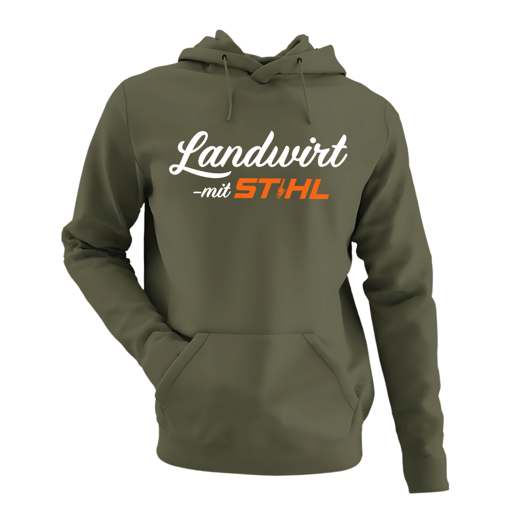 Landwirt mit Stihl Premium - Hoodie