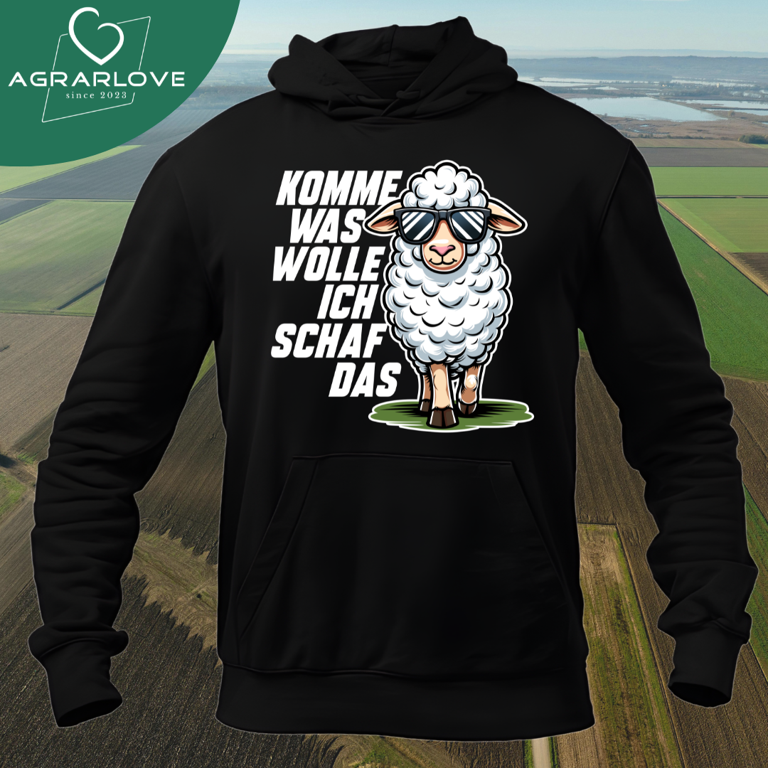 Komme was Wolle ich Schaf das | Premium Hoodie