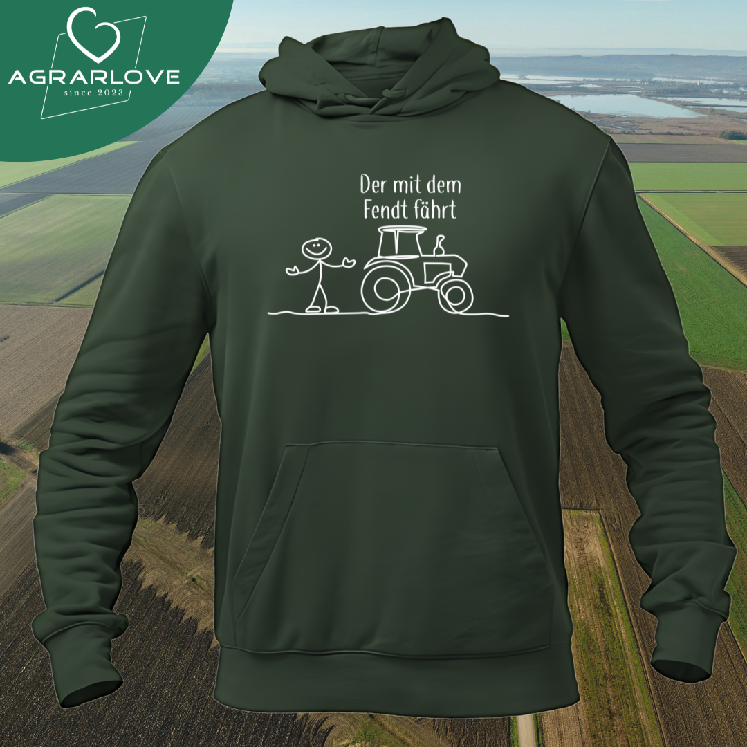 Der mit dem Fendt fährt | Premium Hoodie