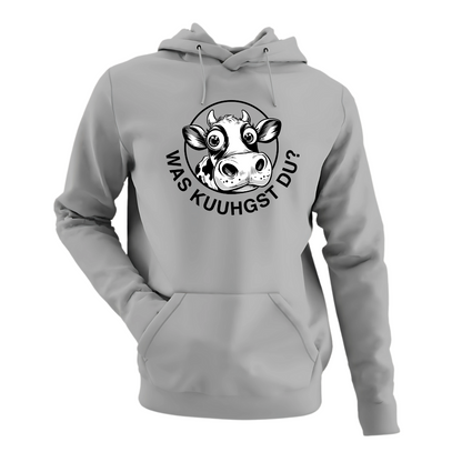 Was Kuuhgst Du | Premium Hoodie