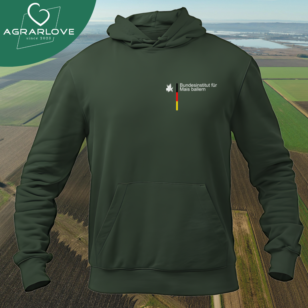 Bundesinstitut Mais ballern Brustdruck | Premium Hoodie