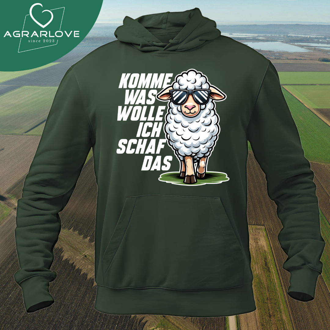 Komme was Wolle ich Schaf das | Premium Hoodie