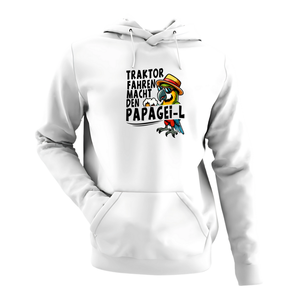 Traktor fahren macht den Papagei-L | Classic Hoodie