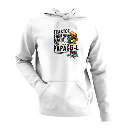 *NEU* Traktor fahren macht den Papagei-L Premium - Hoodie