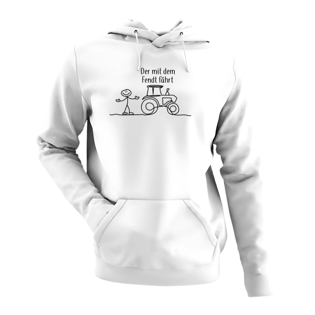 *NEU* Der mit dem Fendt fährt Premium - Hoodie