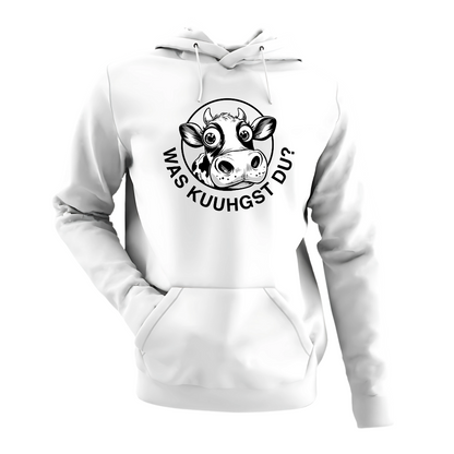Was Kuuhgst Du | Premium Hoodie
