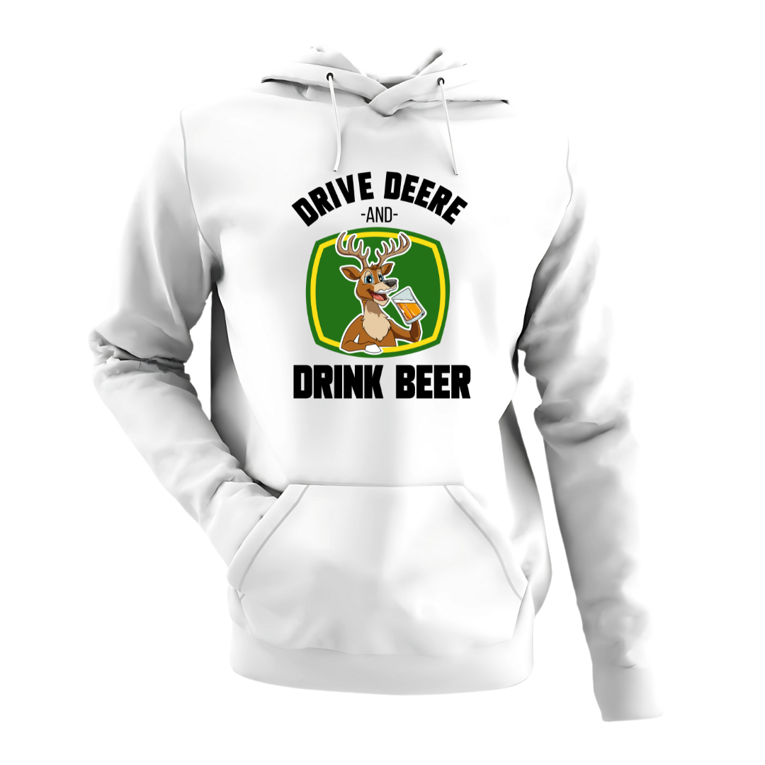 *NEU* Drive Deere, and Drink Beer Premium - Hoodie