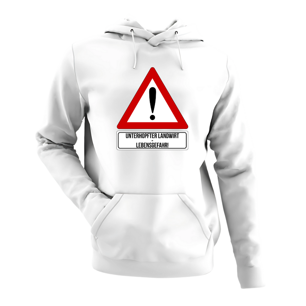 Lebensgefahr! Unterhopfter Landwirt | Classic Hoodie