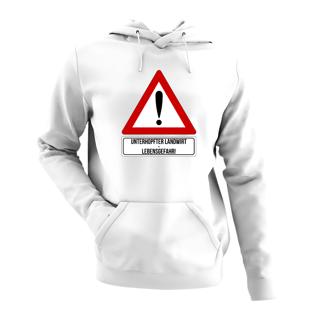 *NEU* Lebensgefahr! Unterhopfter Landwirt Premium - Hoodie