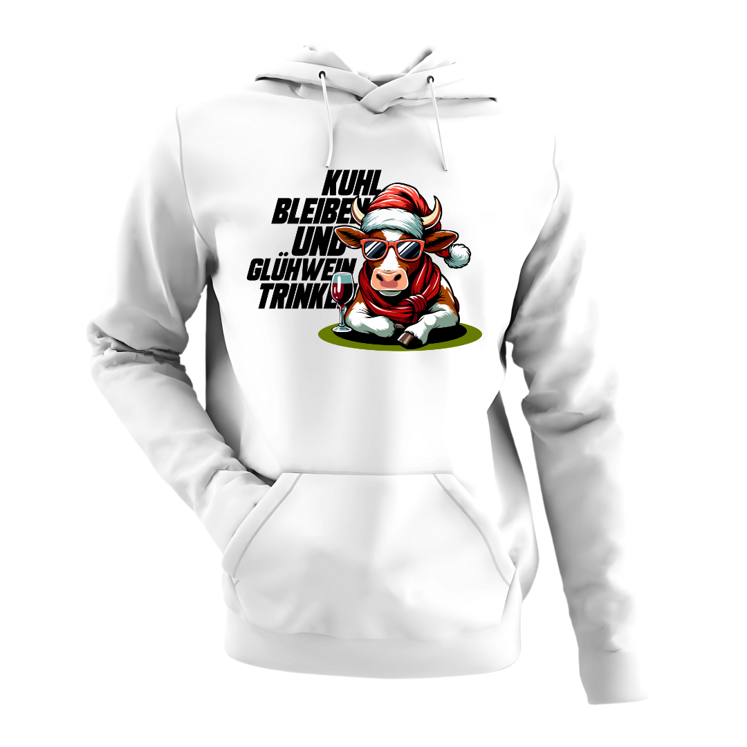 Kuhl bleiben und Glühwein trinken | Premium Hoodie