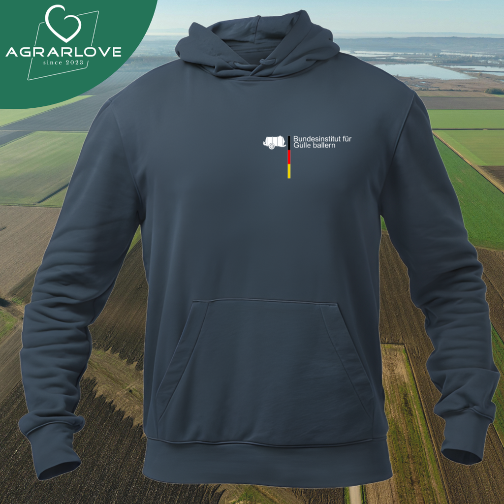 Bundesinstitut Gülle ballern Brustdruck | Premium Hoodie