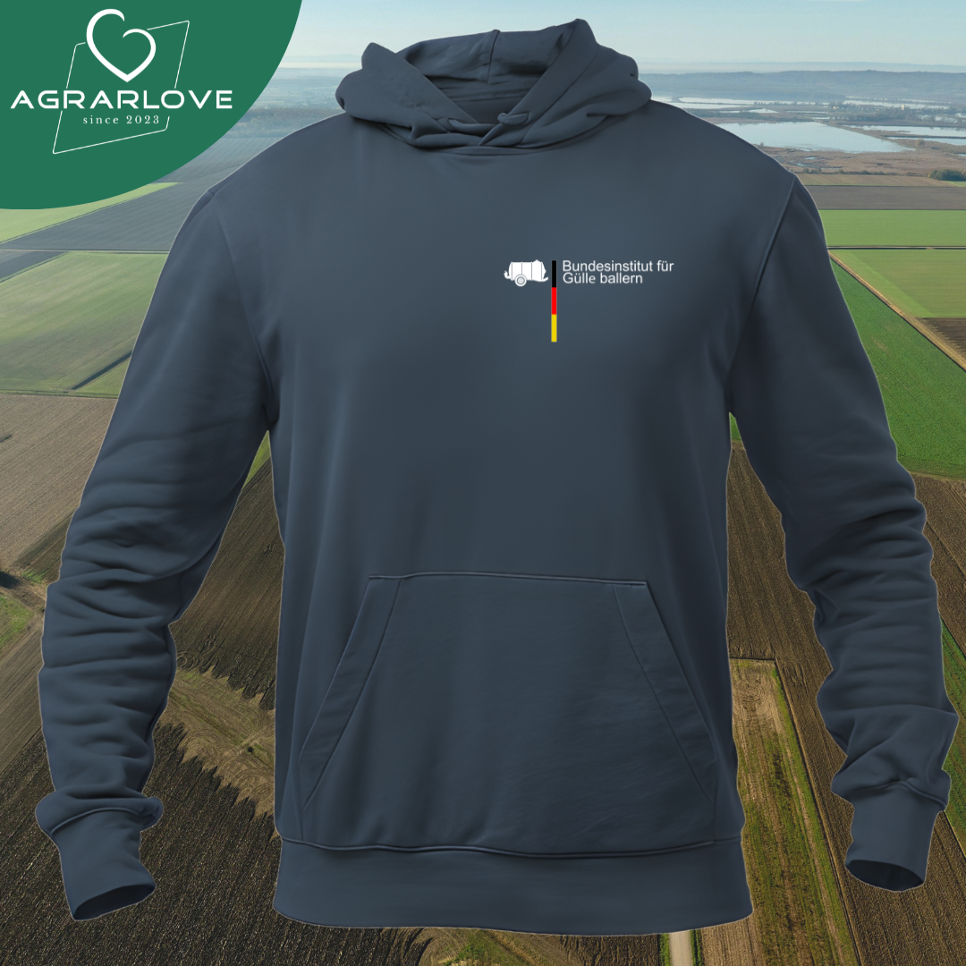 Bundesinstitut Gülle ballern Brustdruck | Premium Hoodie