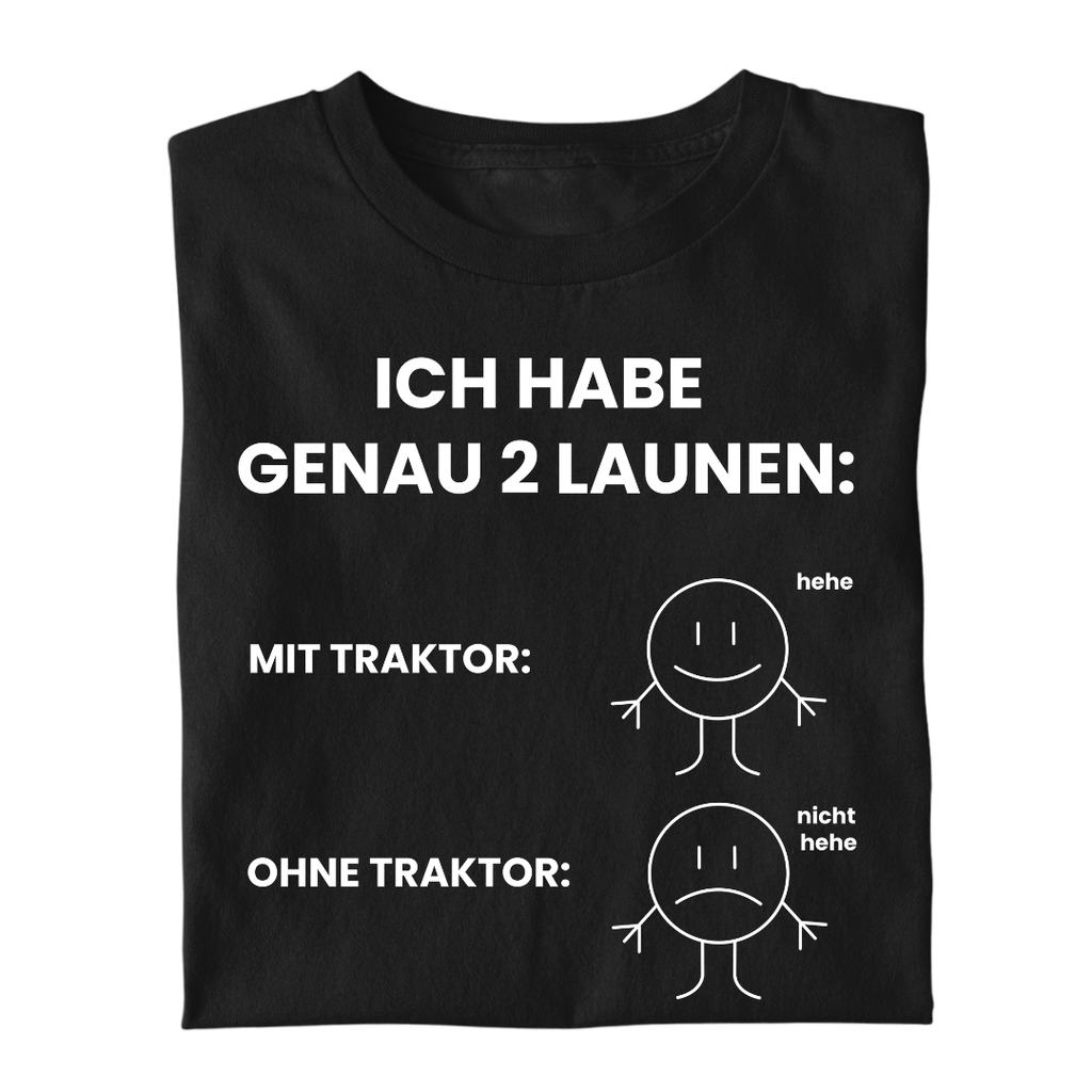 Meine Laune mit Traktor | Premium T Shirt