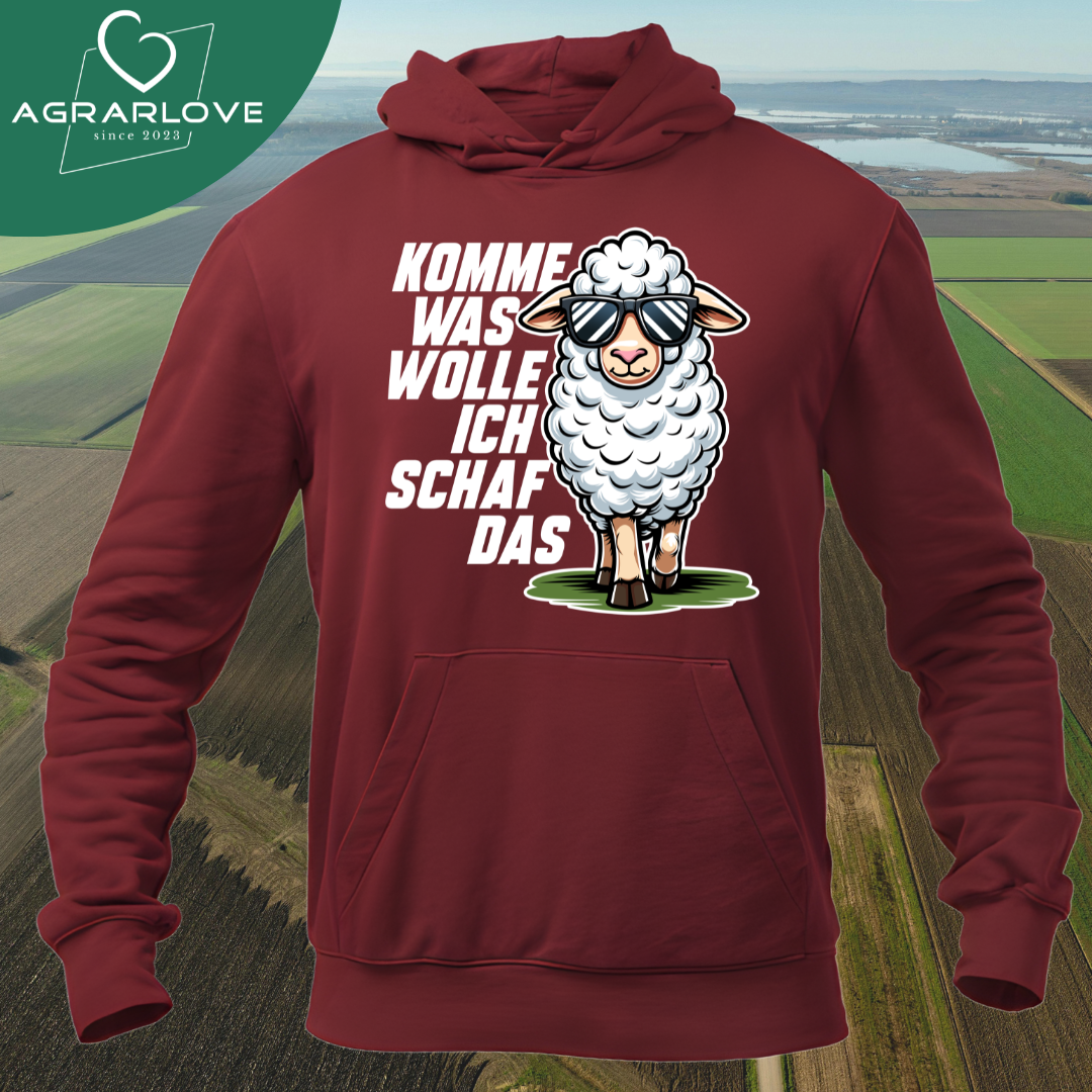 Komme was Wolle ich Schaf das | Premium Hoodie