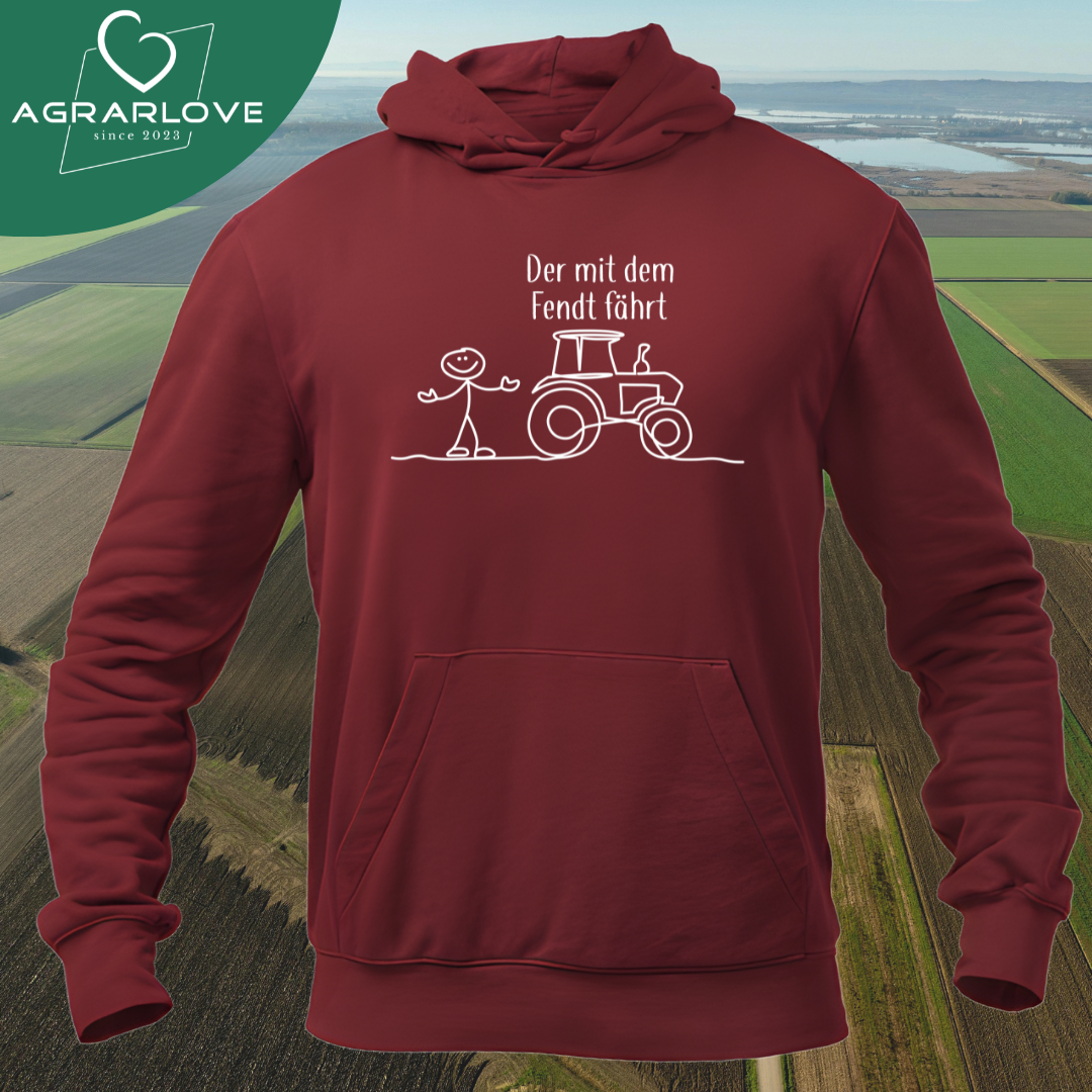 Der mit dem Fendt fährt | Premium Hoodie