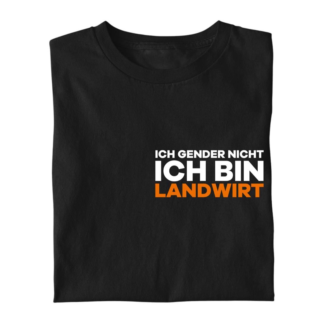 Ich Gender nicht Ich bin Landwirt Brustdruck | Premium T Shirt