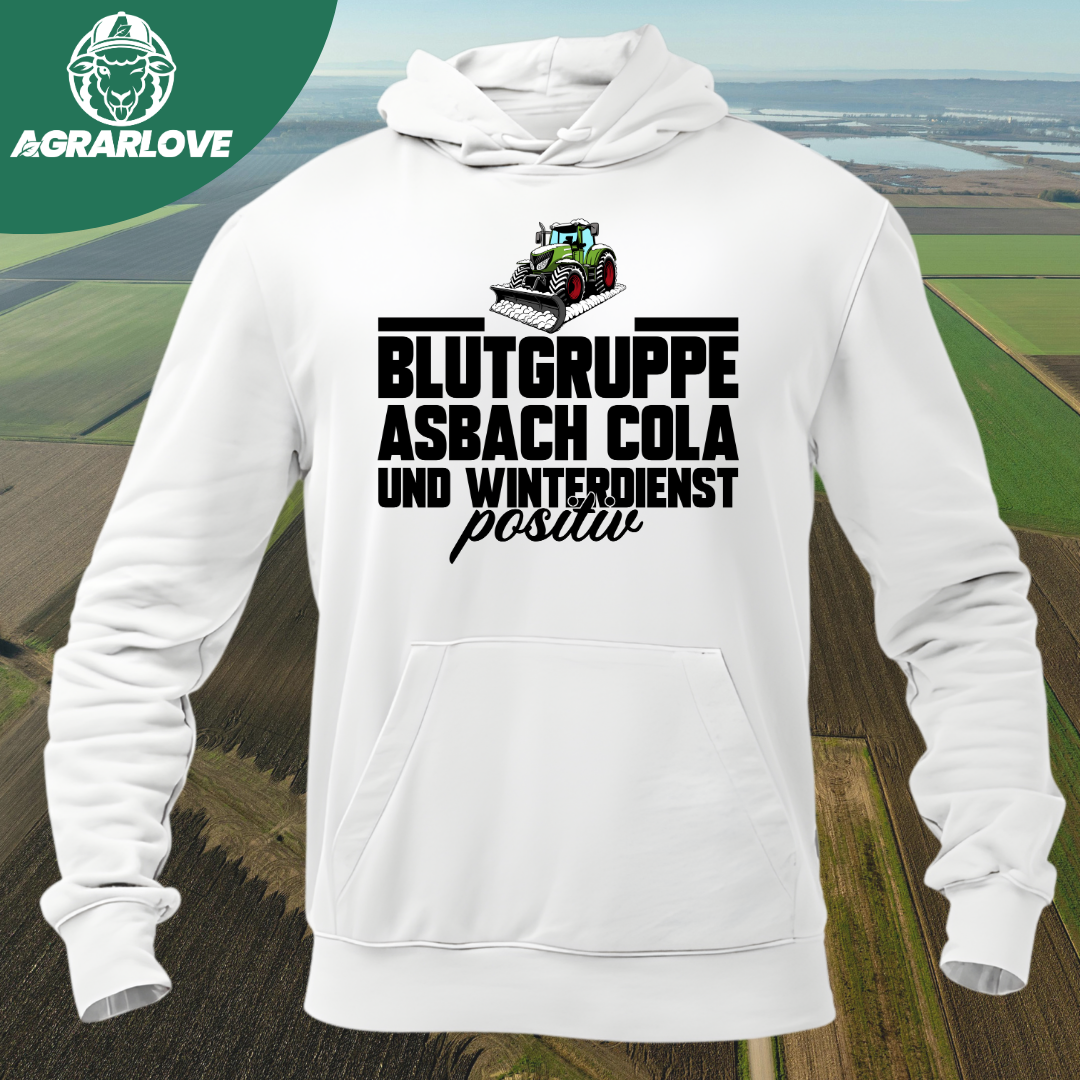 Asbach Cola und Winterdienst Positiv | Premium Hoodie