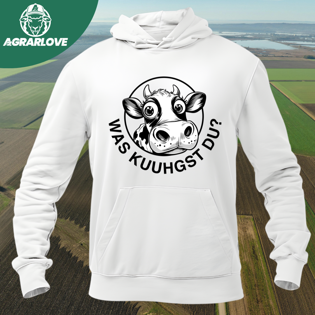 Was Kuuhgst Du | Premium Hoodie