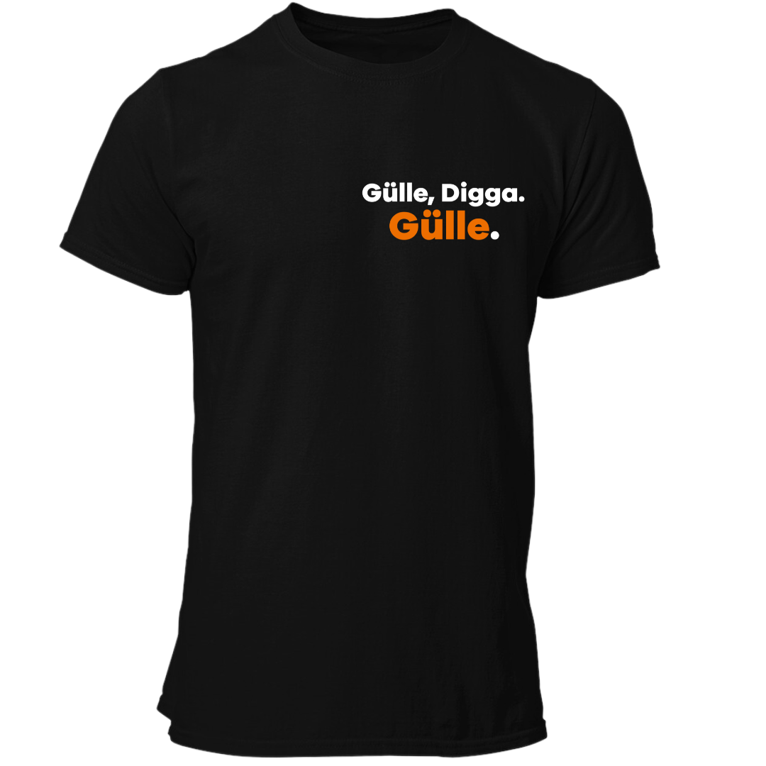 GÜLLE, DIGGA. GÜLLE Brustdruck | Premium T Shirt