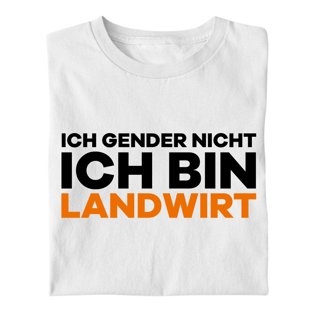 Ich Gender nicht Ich bin Landwirt | Premium T Shirt