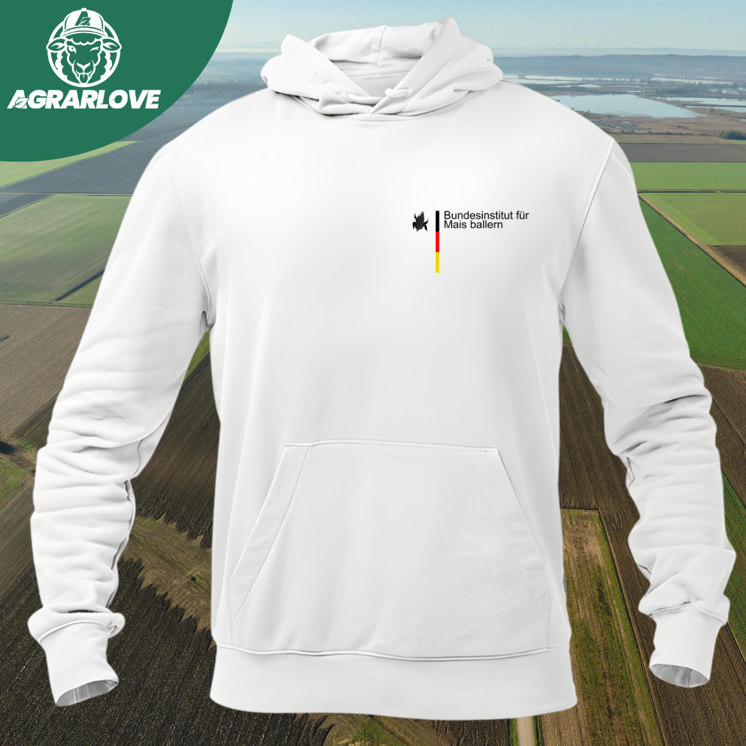 Bundesinstitut Mais ballern Brustdruck | Premium Hoodie