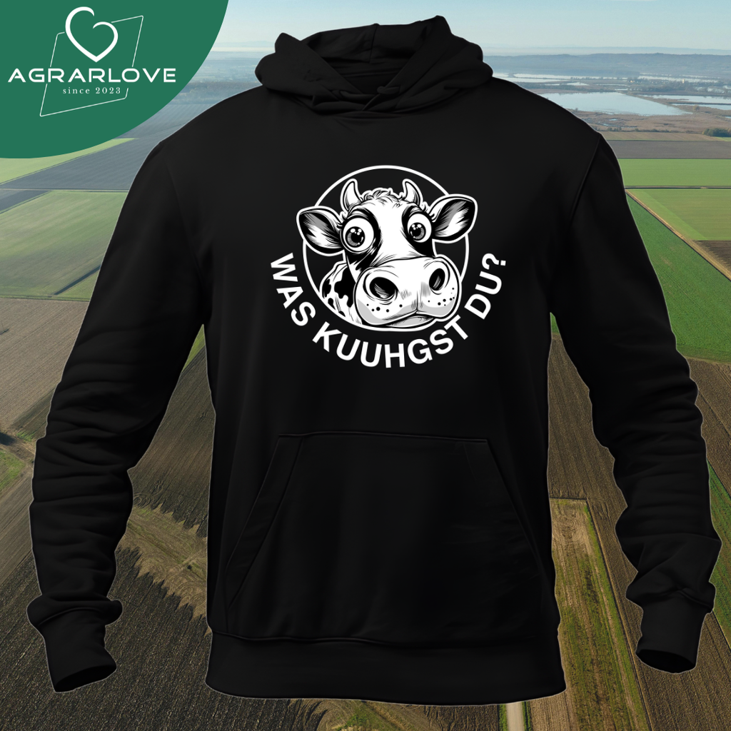 Was Kuuhgst Du | Premium Hoodie