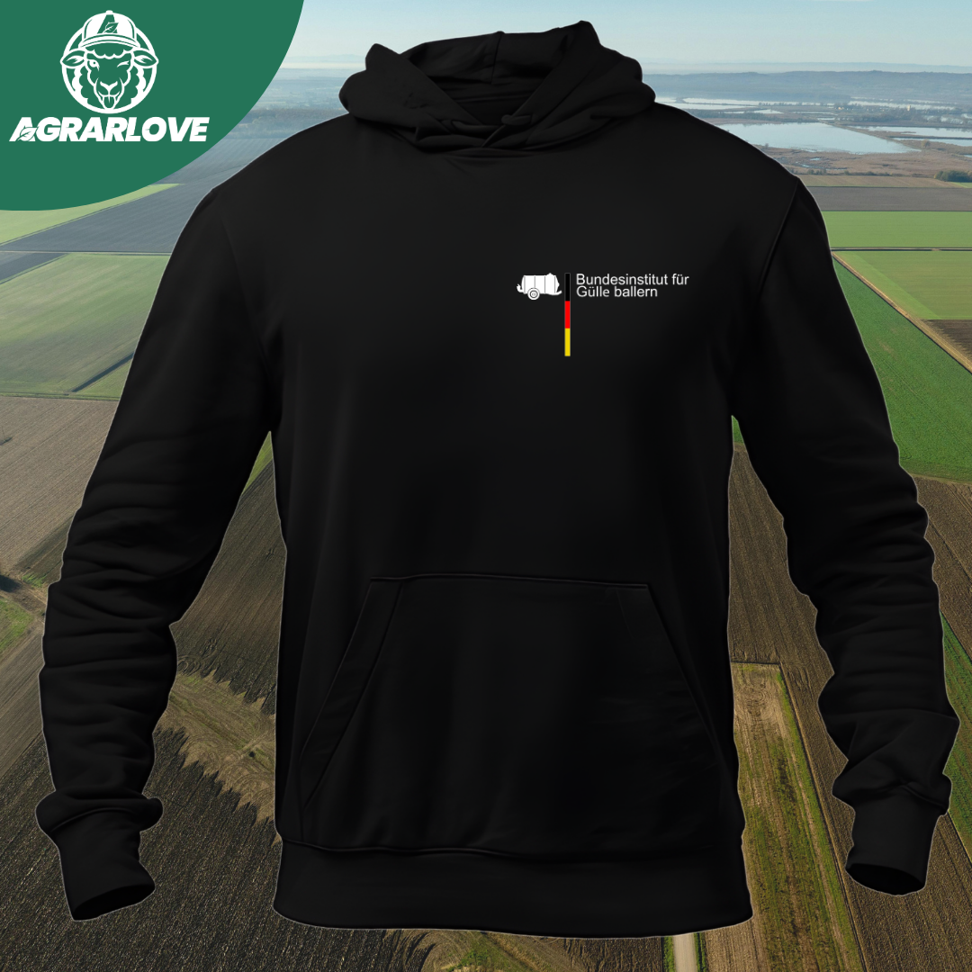 Bundesinstitut Gülle ballern Brustdruck | Premium Hoodie