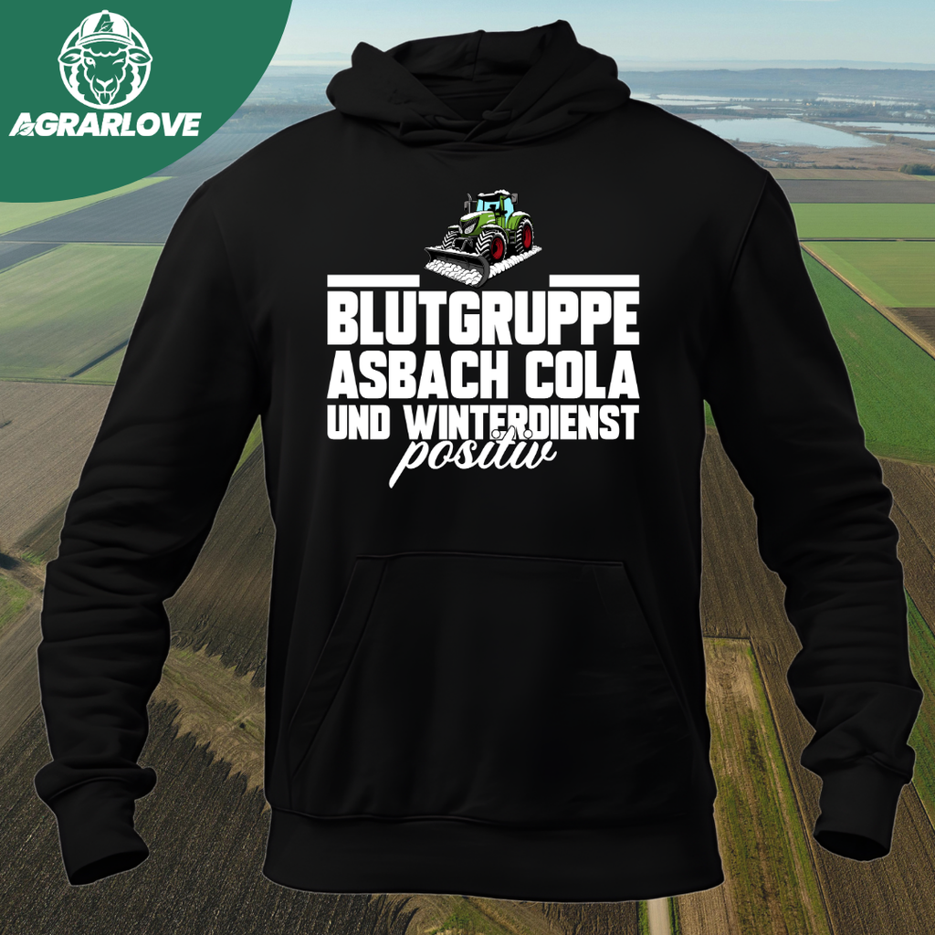 Asbach Cola und Winterdienst Positiv | Premium Hoodie
