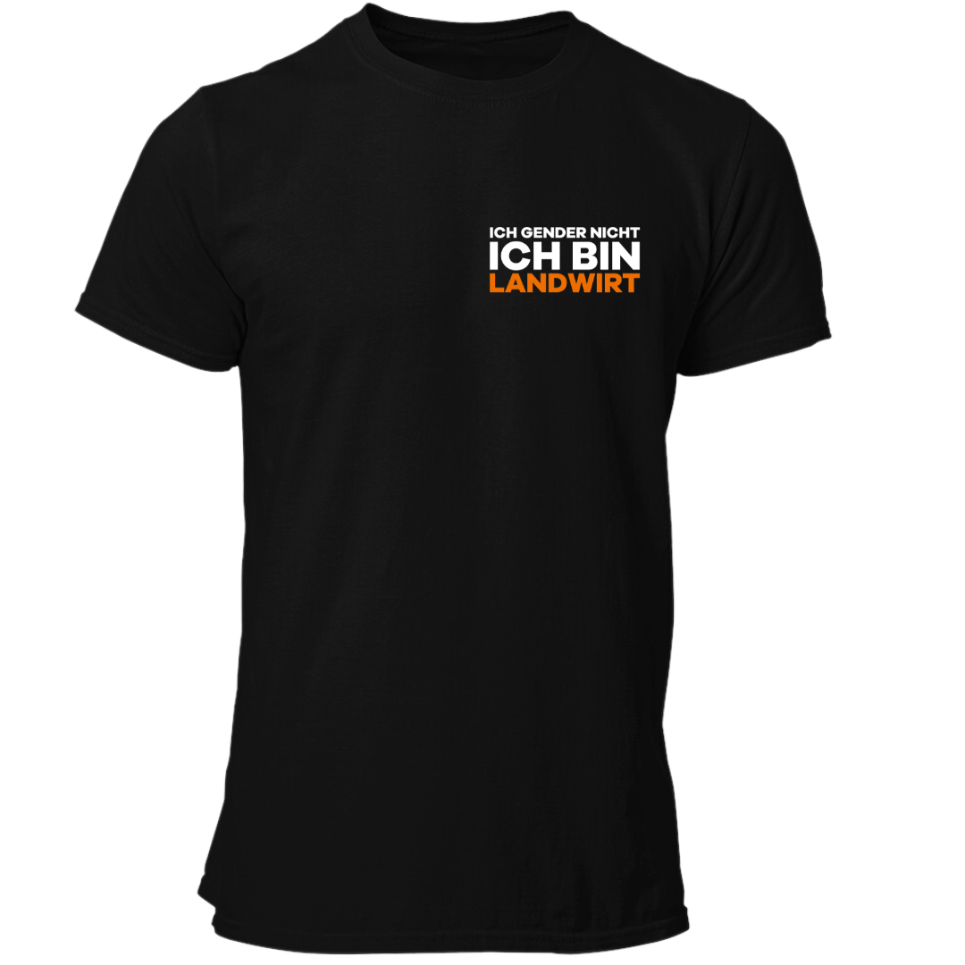 Ich Gender nicht Ich bin Landwirt Brustdruck | Premium T Shirt