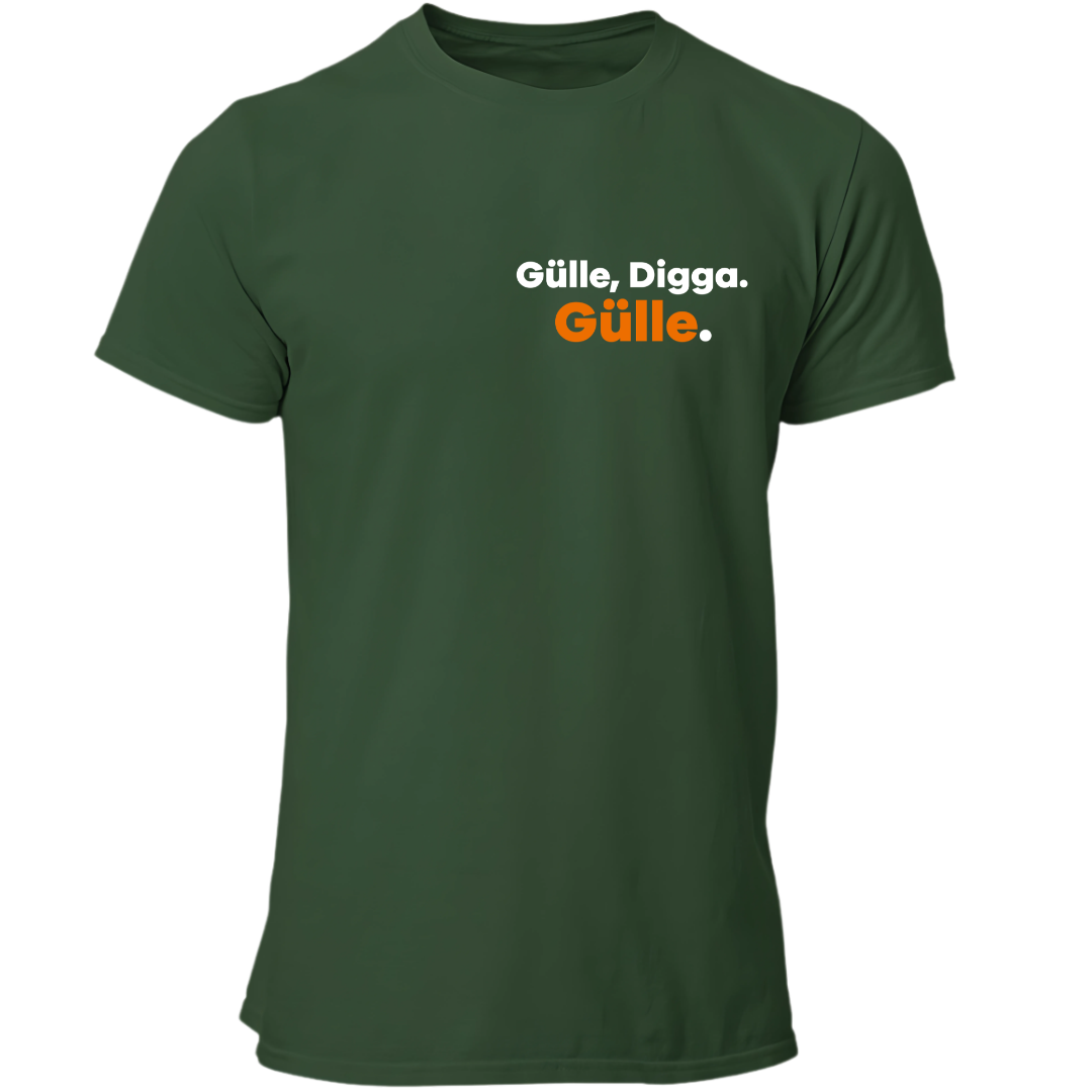 GÜLLE, DIGGA. GÜLLE Brustdruck | Premium T Shirt