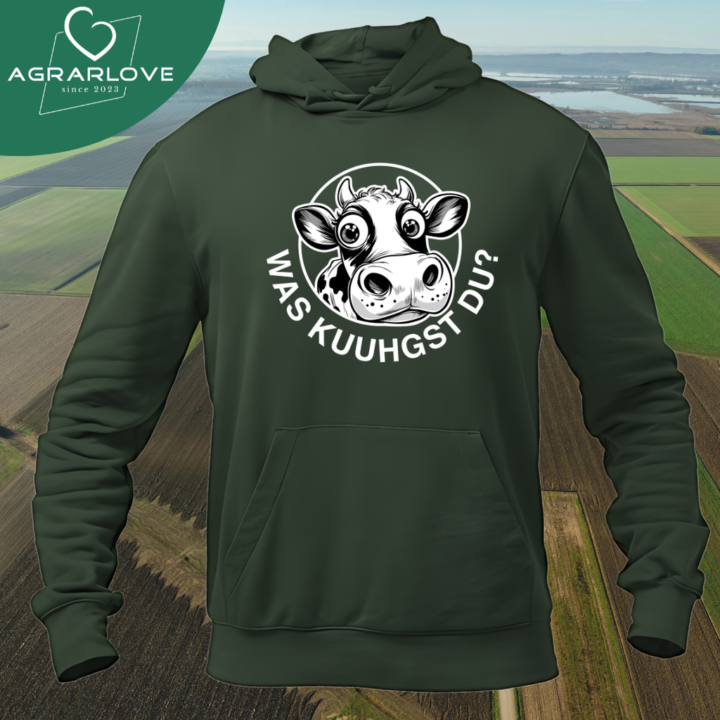 Was Kuuhgst Du | Premium Hoodie
