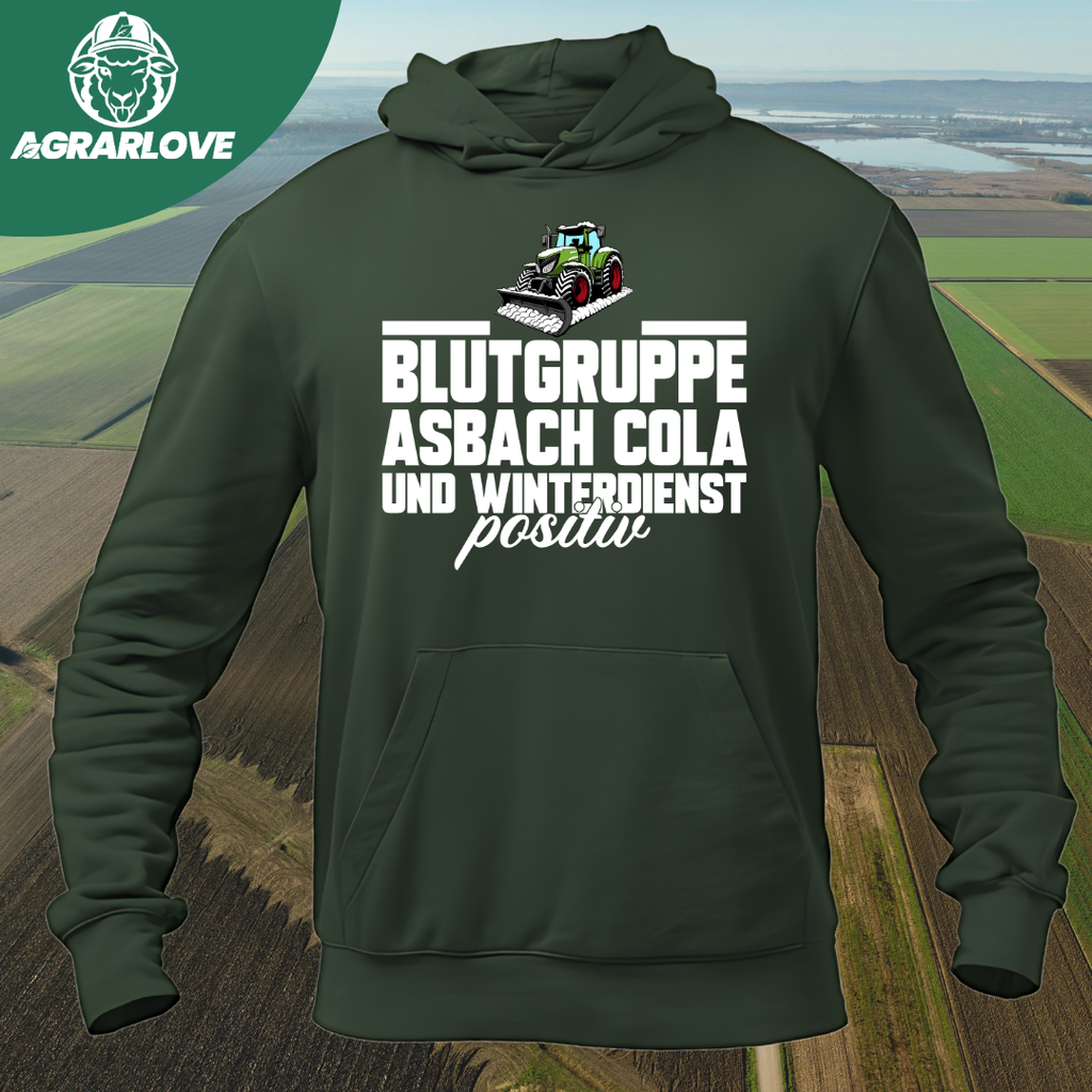Asbach Cola und Winterdienst Positiv | Premium Hoodie