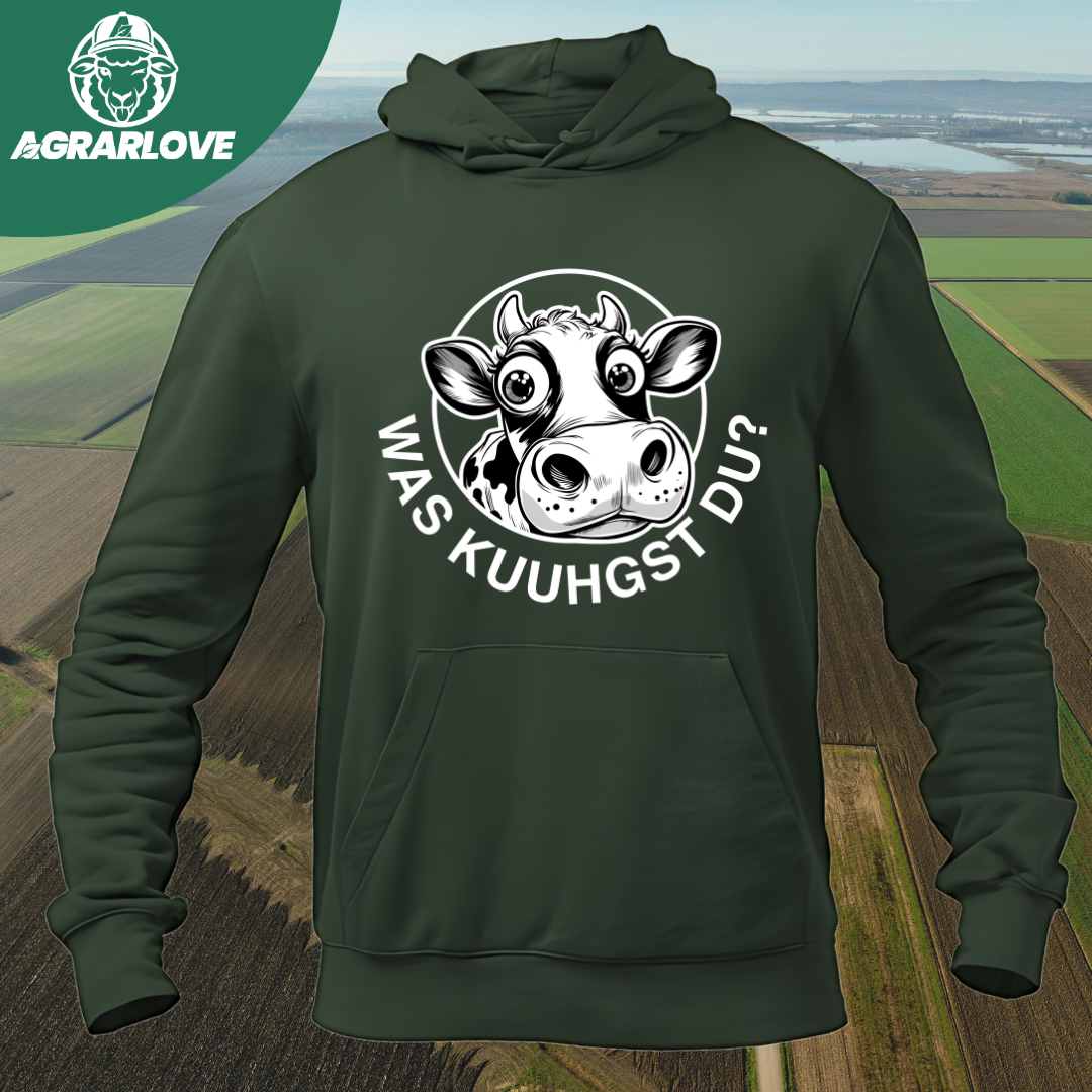 Was Kuuhgst Du | Premium Hoodie