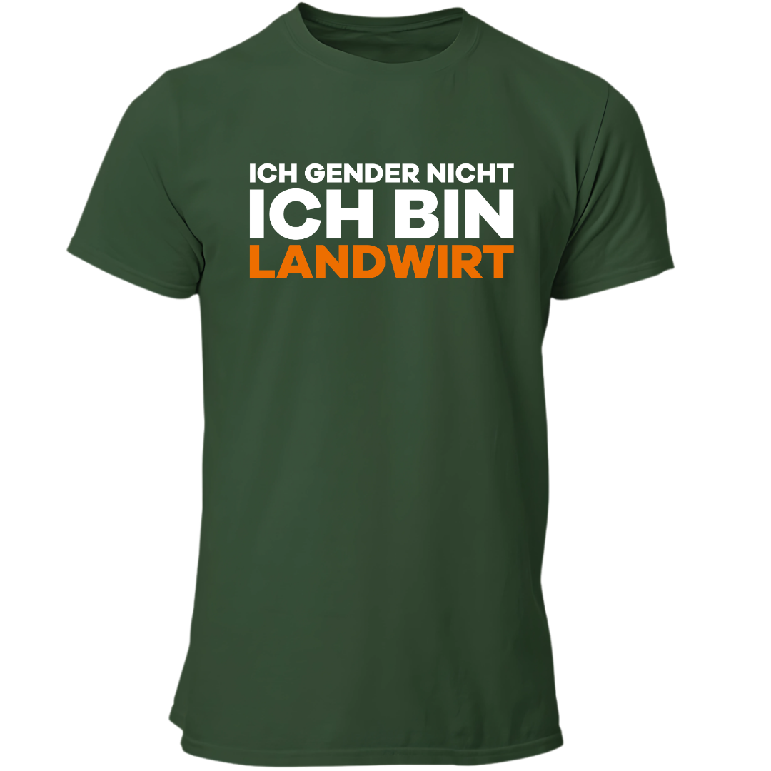Ich Gender nicht Ich bin Landwirt | Premium T Shirt